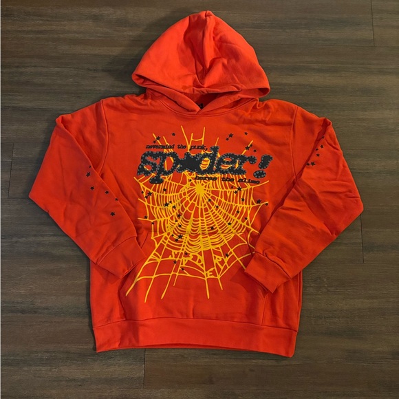 Sp5der P*NK V2 Hoodie ‘Red’ Size Medium